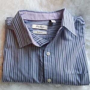 Van Heusen Originals Slim Fit Striped Button Down